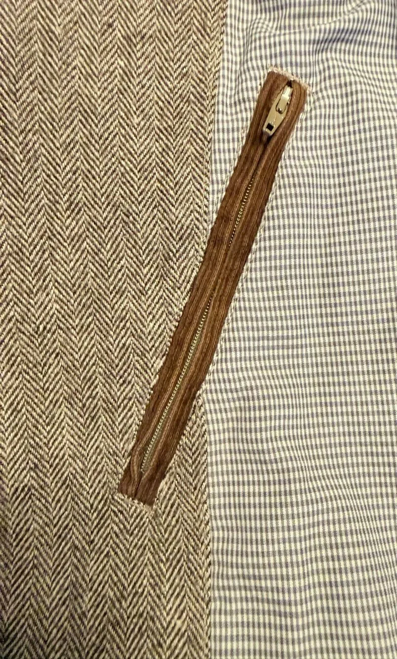 Tommy Bahama Brown Wool Blend Herringbone Tweed Blazer Elbow Patches 2 Btn Large